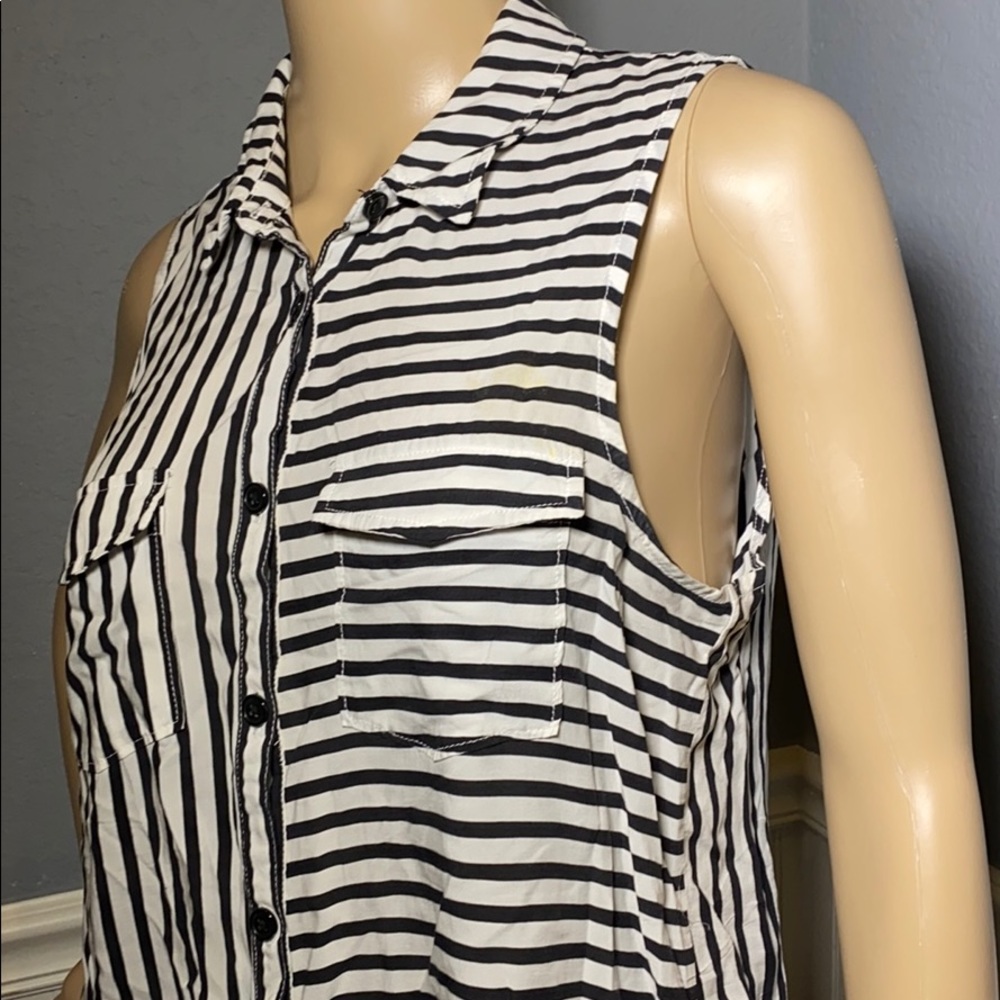 Volcom Large Striped Tank Top - Picture 3 of 8